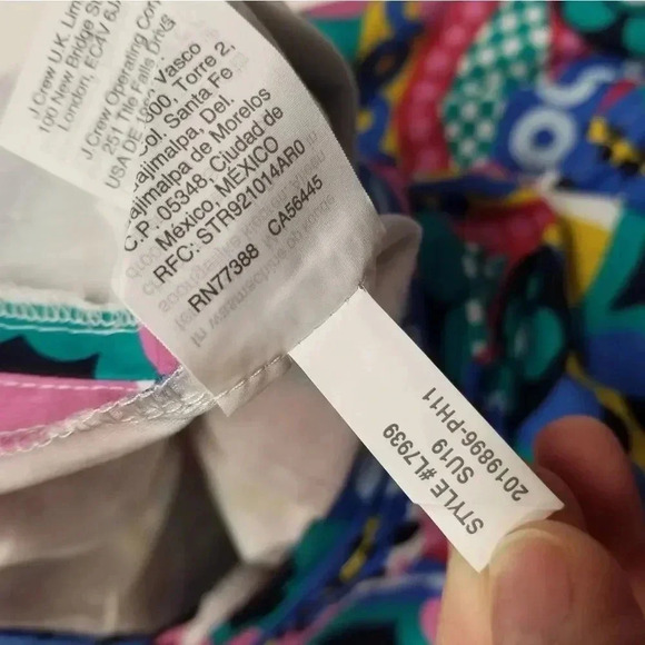 {J. Crew} Tie-back Tulip Skirt Ratti Kaleidoscope - Picture 13 of 15